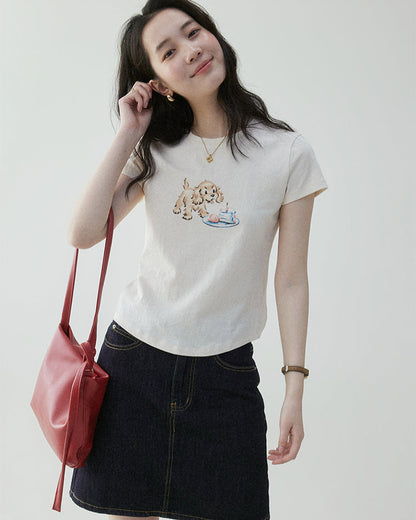 バースデーパピーTシャツ J0212