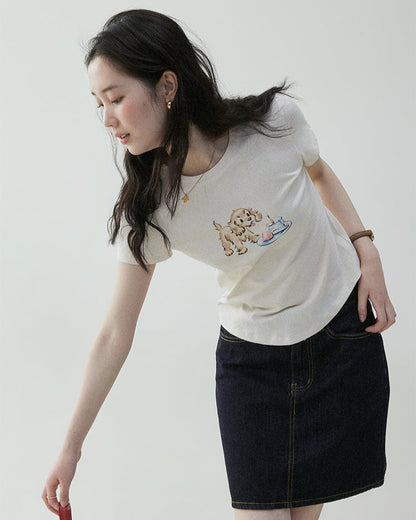 バースデーパピーTシャツ J0212